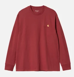 American Tee Ls Tuscany Red