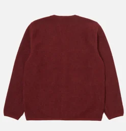 Cardigan Wool Deep Red