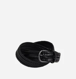 Ceinture Tressée Noir