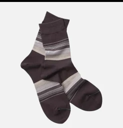 Chaussette Horizon Stripe Charcoal