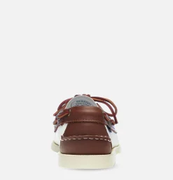 Chaussures Docksides Portland White brown