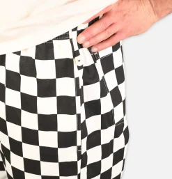 Chef Pant Checker Black