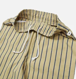 Chef Pant Stripe Beige Blue