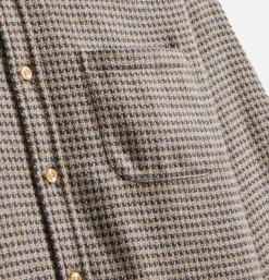 Chemise Abstract Pied Charcoal