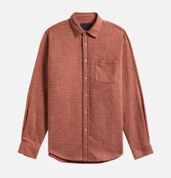 Chemise Abstract Pied De Poule Clay