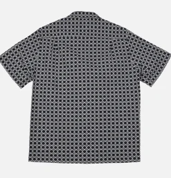 Chemise Tile White Navy