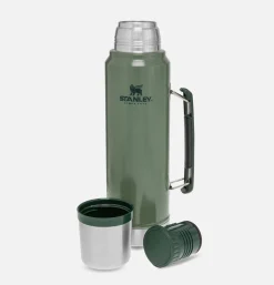 Classic Legendary Bottle 1L Hammertone green