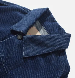 Corduroy Collar Jacket Denim