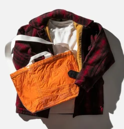 Coverd Parachute Shoulder Bag Orange