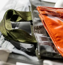 Coverd Parachute Shoulder Bag Orange