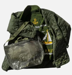 Covered Parachute Shoulder Olive