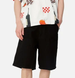 Double Knee Short Noir