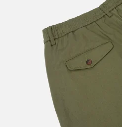 Double Pleat Pant Light Olive