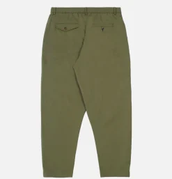 Double Pleat Pant Light Olive