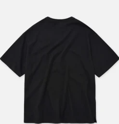 Double Rib Oversized Tee Black