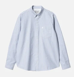 Dowlen Stripe Shirt Bleach White