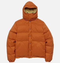 Down Sweater Jacket Rust