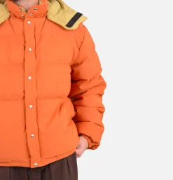 Down Sweater Jacket Rust