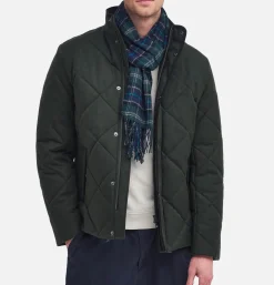 Echarpe Tartan Lambswool Scarf Green Loch