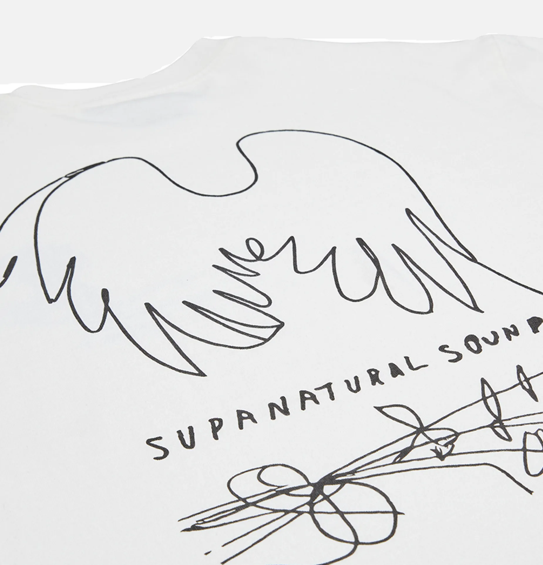 Hauntology Tee Vintage White