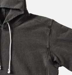 Heavy Po Hood Sweat Black