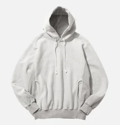 Heavy Po Hood Sweat Heather
