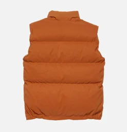 Italian Down Vest Rust