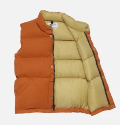 Italian Down Vest Rust