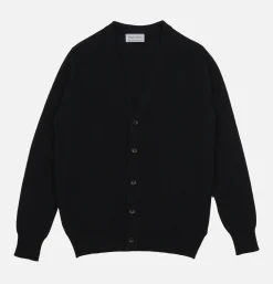 Lambswool Cardigan Black
