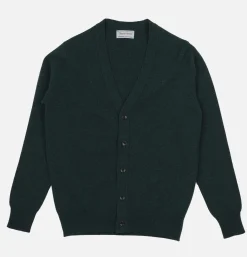 Lambswool Cardigan Green Astra