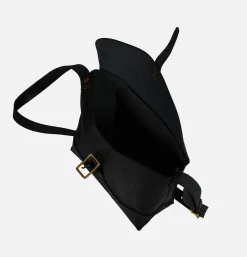 Leather Mini Shoulder Bag Noir