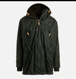 Long Moutain Parka Wax Green