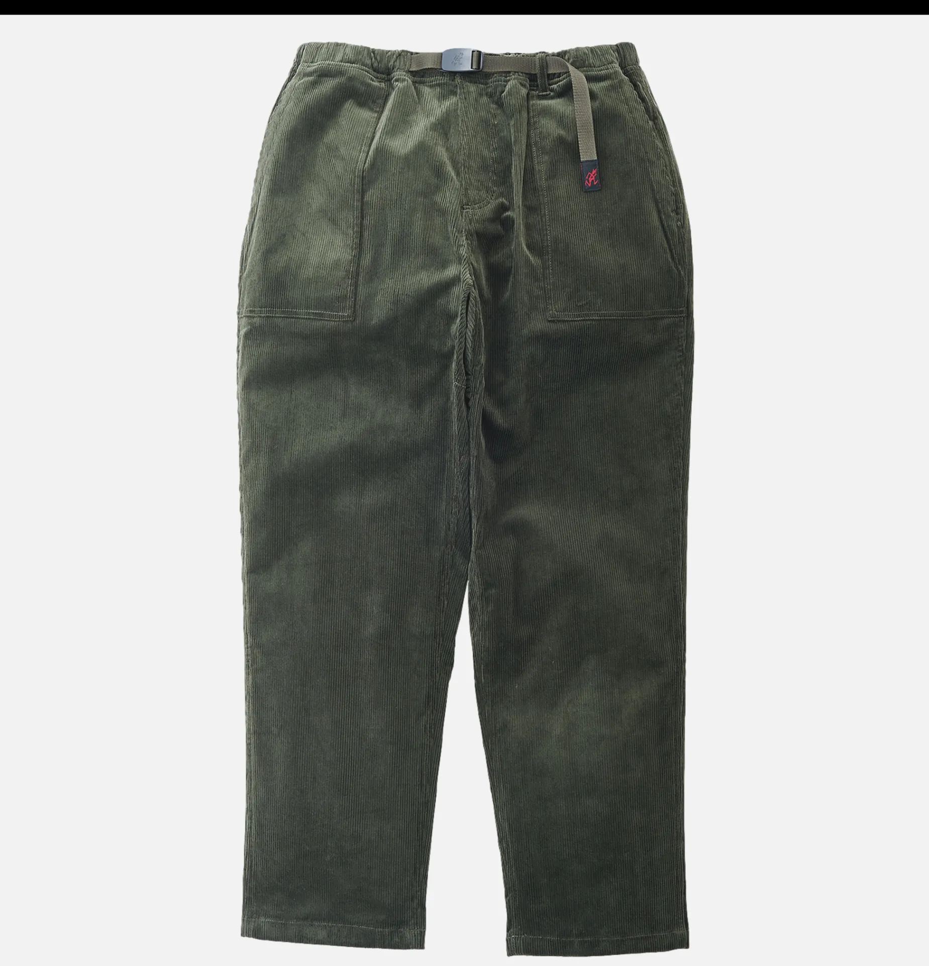 Loose Tapered Cord Pant Green