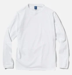 Ls Crew Tee White