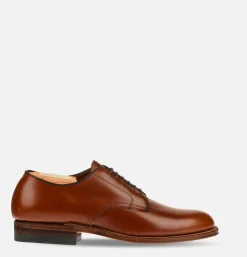 M1403 - Plain Toe Blucher Ox Brown