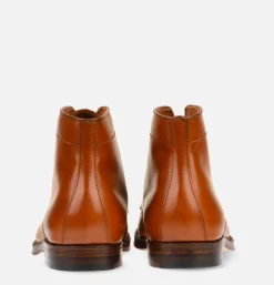 M1811 - Plain Toe Blucher Tan