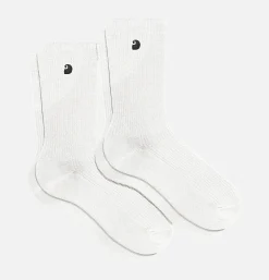 Madison Packs Socks White