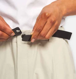 One Tuck Ankle Pants Beige