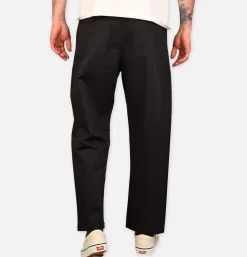 Pantalon Double Pleated Black