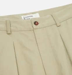 Pantalon Double Pleated Stone