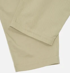 Pleated Track Pant Stone