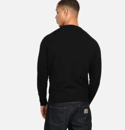 Pull Col Rond Black
