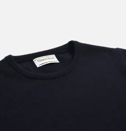 Pull Col Rond Navy