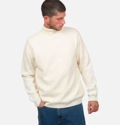 Pull Youri Col Roule Ecru