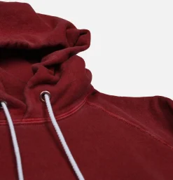Pullover Hood Sweat Red