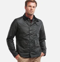 Reelin Wax Jacket Sage