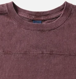 80s Football Tee Bordeaux