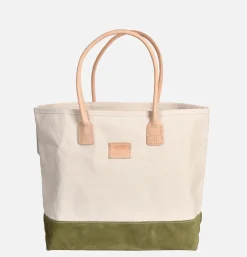 Suede Day Tote Bag Vert