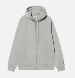 Sweat Hooded Chase Grey Heath
