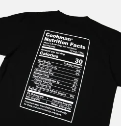 Tee Shirt Nutrition Facts Black